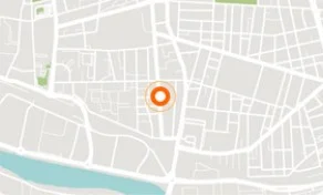 Carte de localisation du campus IPMS au cœur de la ville de Tours.